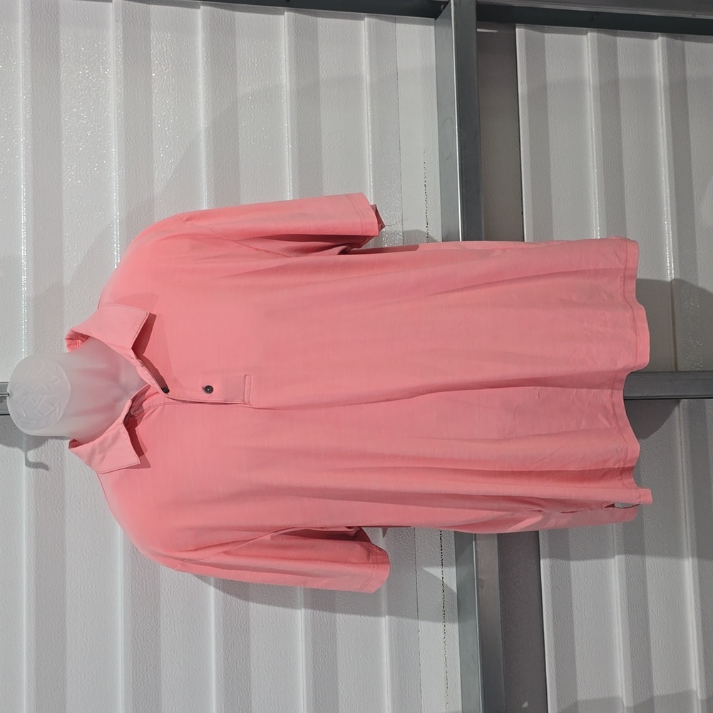 Pro‎ tour pink dress shirt size Large